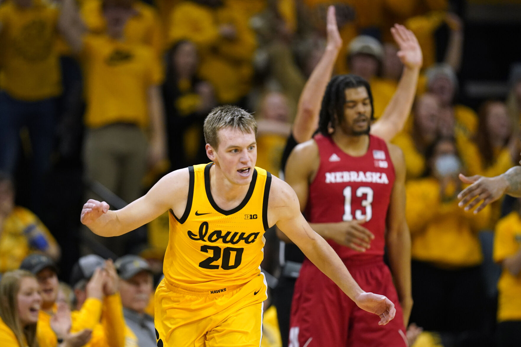 Nebraska Iowa Basketball